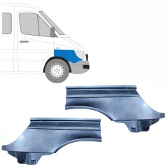 Reparationspanel till framskärm för Mercedes Sprinter 1995-2006 / Vänster+Höger / Set 10154