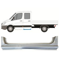 Bak tröskel reparationspanel för Mercedes Sprinter 2006-2018 / Vänster / Dubbelkabin 15067