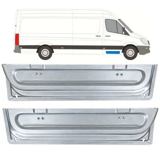 Inre fram dörrreparationspanel för Mercedes Sprinter 2006-2018 / Vänster+Höger / Set 17055