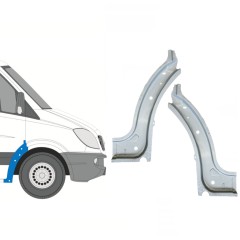 Inre fram hjulhus reparationspanel för Mercedes Sprinter 2006-2018 / Vänster+Höger / Set 14724