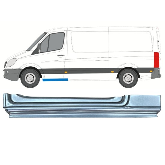 Reparationspanel för dörrtröskel för Mercedes Sprinter 2006-2018 / Vänster 17270