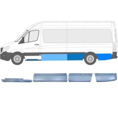 Reparationspanel set för Mercedes Sprinter 2006-2018 / Vänster / 12427