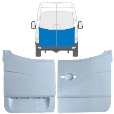 Reparationspanel för bakdörr för Mercedes Sprinter 2006-2018 / Vänster+Höger / Set 10519