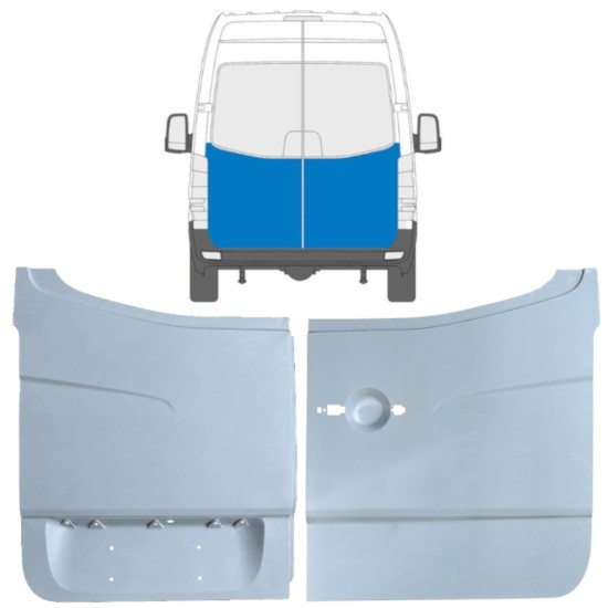 Reparationspanel för bakdörr för Volkswagen Crafter 2005-2017 / Vänster+Höger / Set 14129