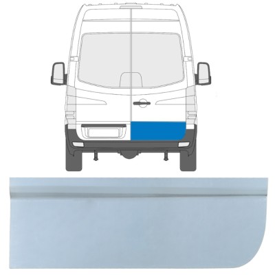 Låg bakdörr reparationspanel för Mercedes Sprinter 2006-2018 / Höger 17169