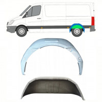 Hjulhus reparationsplåt för Mercedes Sprinter 2006- / Vänster / Set 11968