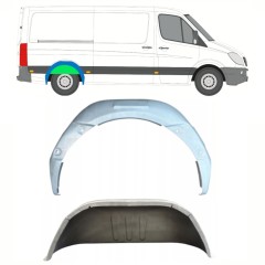 Hjulhus reparationsplåt för Mercedes Sprinter 2006-2018 / Höger / Set 11967