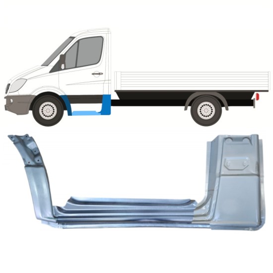 Reparationspanel set för Mercedes Sprinter 2006-2018 / Vänster / 15084 Reparationspanel set för Mercedes Sprinter 2006-2018 / Vänster / 15084