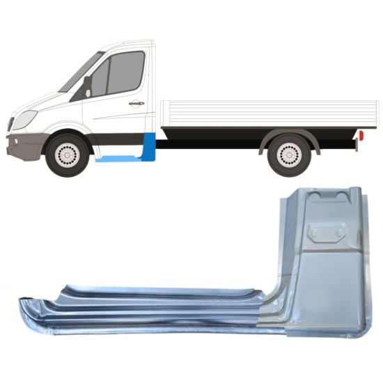Reparationspanel set för Mercedes Sprinter 2006-2018 / Vänster / 15082 Reparationspanel set för Mercedes Sprinter 2006-2018 / Vänster / 15082