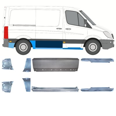 Reparationspanel set för Mercedes Sprinter 2006-2013 / Vänster+Höger / 15591