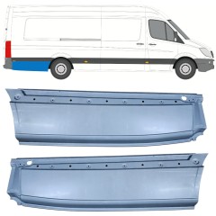 Sidovägg hjulhuskant för Mercedes Sprinter 2006-2018 / Vänster+Höger / Set 12648