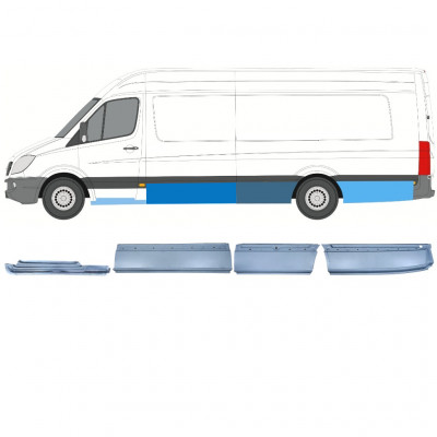 Reparationspanel set för Mercedes Sprinter 2006-  / XLWB / Vänster /  12429