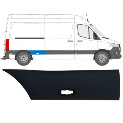 Prydnadslist stänkskärm list för Mercedes Sprinter 2018- / Höger 12940
