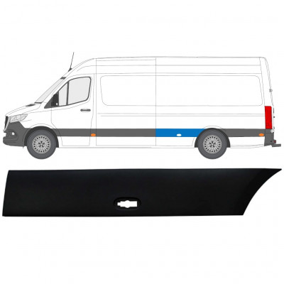 Prydnadslist stänkskärm list för Mercedes Sprinter 2018- / Vänster 12935