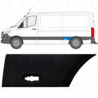 Prydnadslist stänkskärm list för Mercedes Sprinter 2018- / Vänster 12937