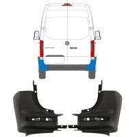 Stötfångarhörn bak för Mercedes Sprinter 2018- / Vänster+Höger / Set 14945 Stötfångarhörn bak för Mercedes Sprinter 2018- / Vänster+Höger / Set 14945