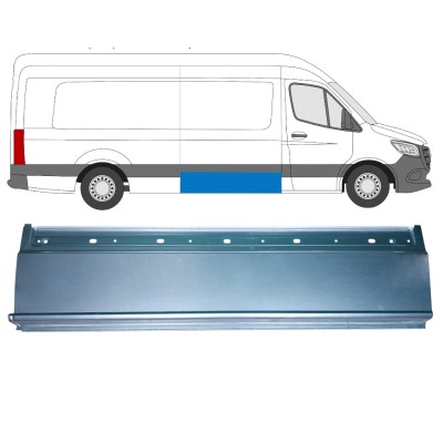 Reparation av sidopanel för Mercedes Sprinter 2018- / Höger 14548