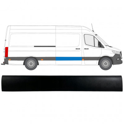 Prydnadslist framdörr list för Mercedes Sprinter 2018- / Höger 12932