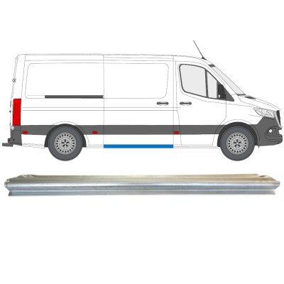 Skjutdörr tröskel reparationspanel för Mercedes Sprinter 2018- / Höger 14554