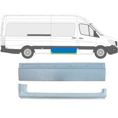 Skjutdörr reparationspanel för Mercedes Sprinter 2006-2018 / Höger / Set 9266