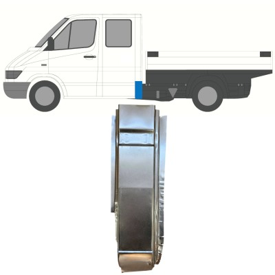 Bak hörn reparationspanel för Mercedes Sprinter 1995-2006 / Vänster 16399