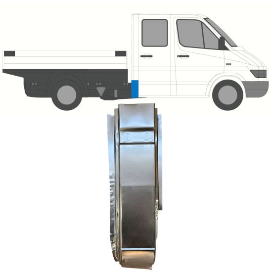 Bak hörn reparationspanel för Mercedes Sprinter 1995-2006 / Höger 16398