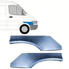 Reparationspanel till framskärm för Mercedes Sprinter 1995-2006 / Vänster+Höger / Set 10151