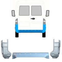 Bak reparationspanel för Mercedes Sprinter 1995-2006 / Set 9716