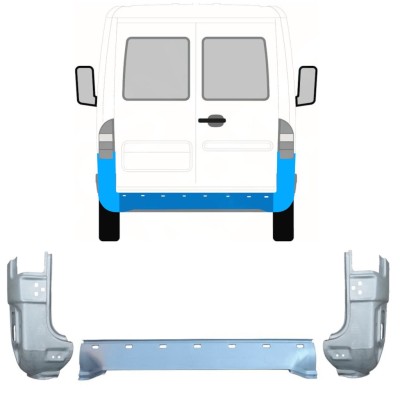 Bak reparationspanel för Mercedes Sprinter 1995-2006 / Set 9716