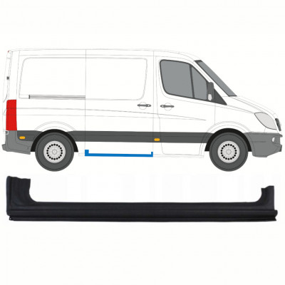 Skjutdörr tröskel reparationspanel för Mercedes Sprinter 2006- / SWB / Höger 8548