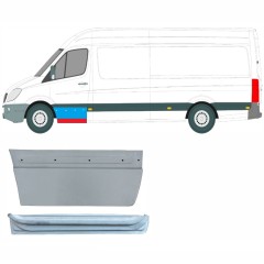 Inre + yttre fram dörrreparationspanel för Mercedes Sprinter 2006-2018 / Vänster / Set 9624