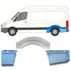 Sidovägg hjulhuskant för Mercedes Sprinter 2006-2018 / Vänster / Set 8716