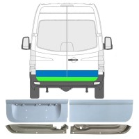 Reparationspanel för bakdörr för Volkswagen Crafter 2005-2017 / Vänster+Höger 17175