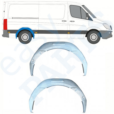 MERCEDES SPRINTER 2006- REPARATION AV INRE HJULHUS / UPPSÄTTNING