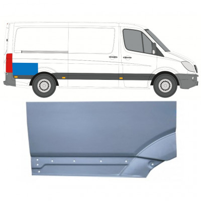 Sidovägg hjulhuskant för Mercedes Sprinter 2006- / Höger 11273