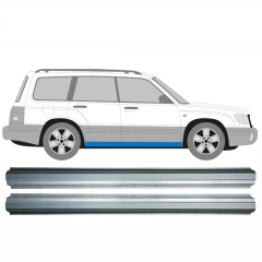 Tröskelplåt reparationspanel för Subaru Forester SF 1997-2002 / Vänster = Höger (symmetrisk) / Set 9556