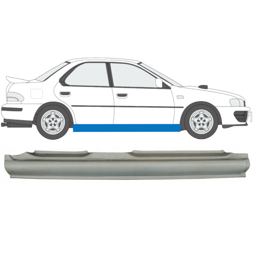 Tröskelplåt för Subaru Impreza 1992-2000 / Höger 5661