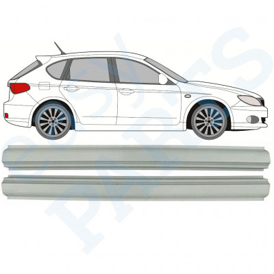 Tröskelplåt reparationspanel för Subaru Impreza 2007-2013 / Vänster+Höger / Set 10553