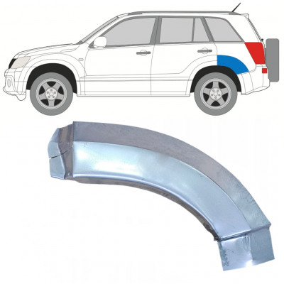 Bak sektionens reparationspanel för bak stänkskärm för Suzuki Grand Vitara 2005-2012 / Vänster 7849