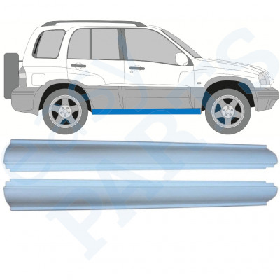 Tröskelplåt reparationspanel för Suzuki Grand Vitara 1997-2005 / Vänster = Höger (symmetrisk) / Set 10053