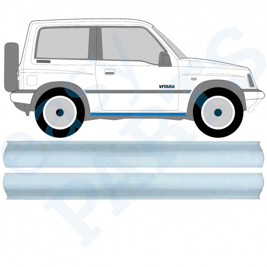 SUZUKI VITARA 1988-1998 TRÖSKELPLÅT / UPPSÄTTNING