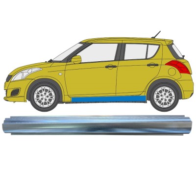 Tröskelplåt reparationspanel för Suzuki Swift 2010-2017 / Vänster 16368