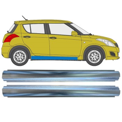 Tröskelplåt reparationspanel för Suzuki Swift 2010-2017 / Vänster+Höger / Set 16369