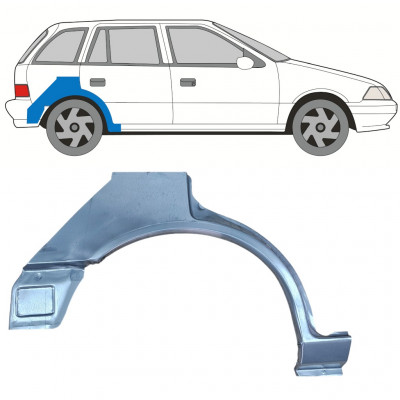 Sidovägg hjulhuskant för Suzuki Swift 1988-2004 / Höger 12764