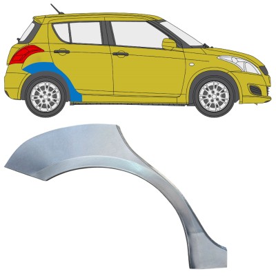 Sidovägg hjulhuskant för Suzuki Swift 2010-2017 / Höger 16364