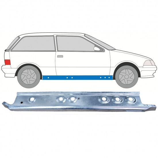 Inre tröskel reparationspanel för Suzuki Swift 1988-2004 / Höger 12822