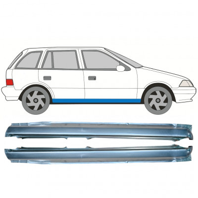 Tröskelplåt reparationspanel för Suzuki Swift 1988-2004 / Vänster+Höger / Set 10046