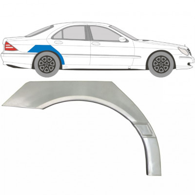 Sidovägg hjulhuskant för Mercedes S-class 1998-2005 / Höger 5097