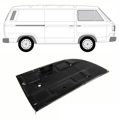 Reparationspanel för batterifäste för Volkswagen Transporter T3 1979-1992 10808