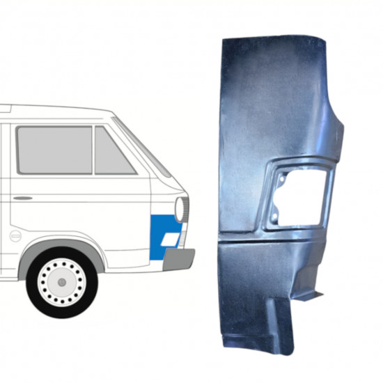 Reparationspanel för fram hörn för VW Transporter T3 1979-1992 / Höger 8162